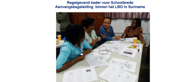 Regelgevend kader voor Schoolbrede Aanvangsbegeleiding binnen het LBO in Suriname